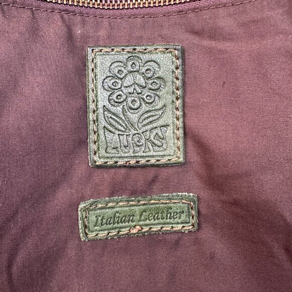 Lucky Brand Abbey Road Foldover Convertible Crossbody Green - Picture 11 of 16